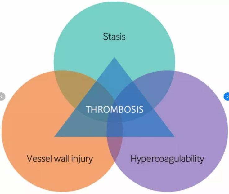 血栓形成，三個要素細(xì)分說