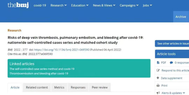 疫情放開后，新冠患者靜脈血栓栓塞癥（VTE）的防治需高度關注！